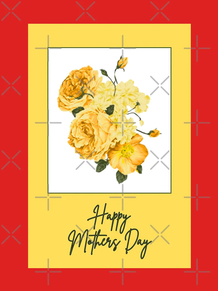 HAPPY MOTHERS DAY CARD, YELLOW ROSE Classic T-Shirt