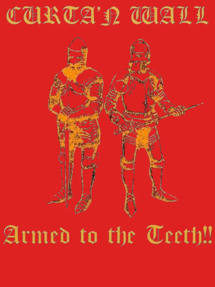 Curta´n Wall Armed to The Teeth! No Background Classic T-Shirt