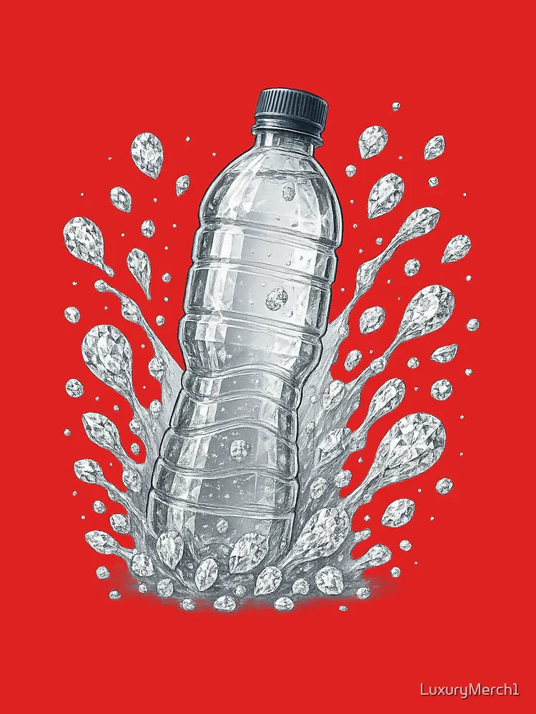 Diamond Splash Water Bottle T-Shirt Design Classic T-Shirt
