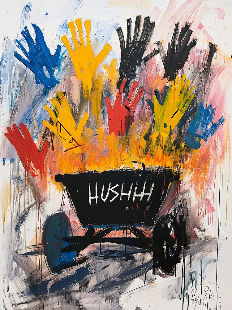 HUSH â€” Protest Fire in Silence Classic T-Shirt