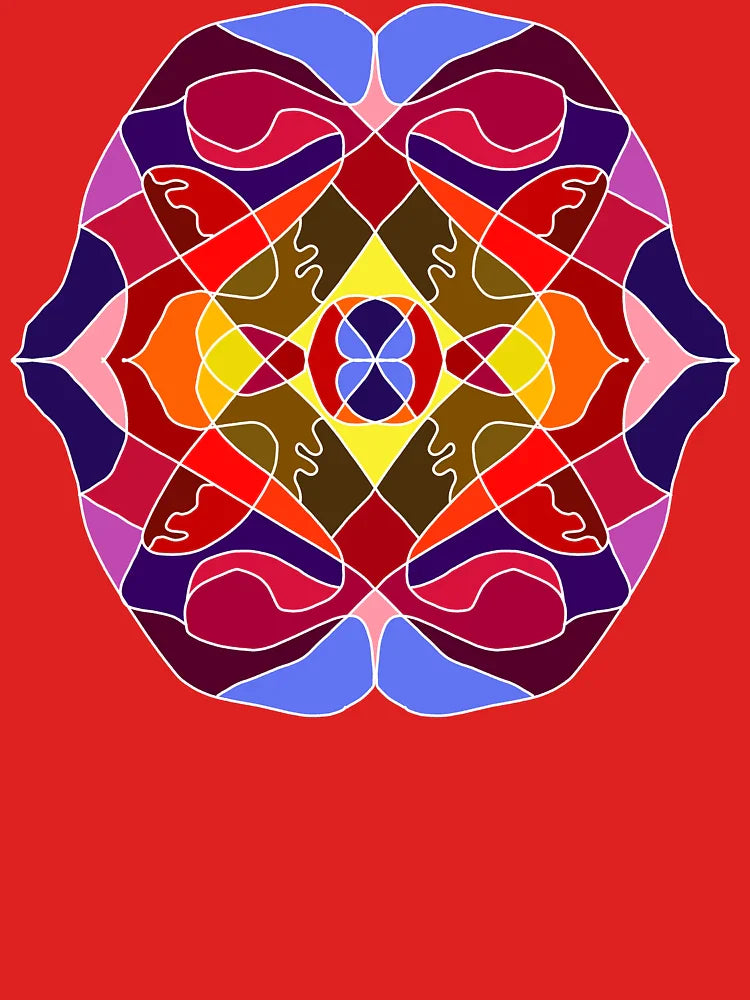 Chromatic Symmetry Mandala Classic T-Shirt