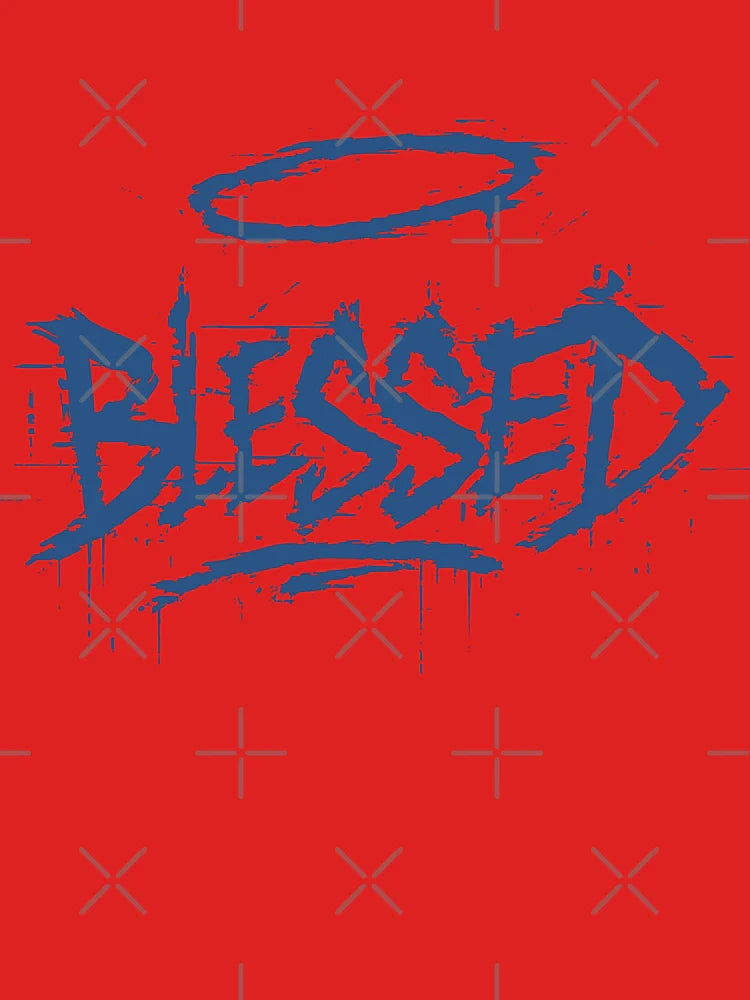 Blessed Halos – Glitch Graffiti Classic T-Shirt