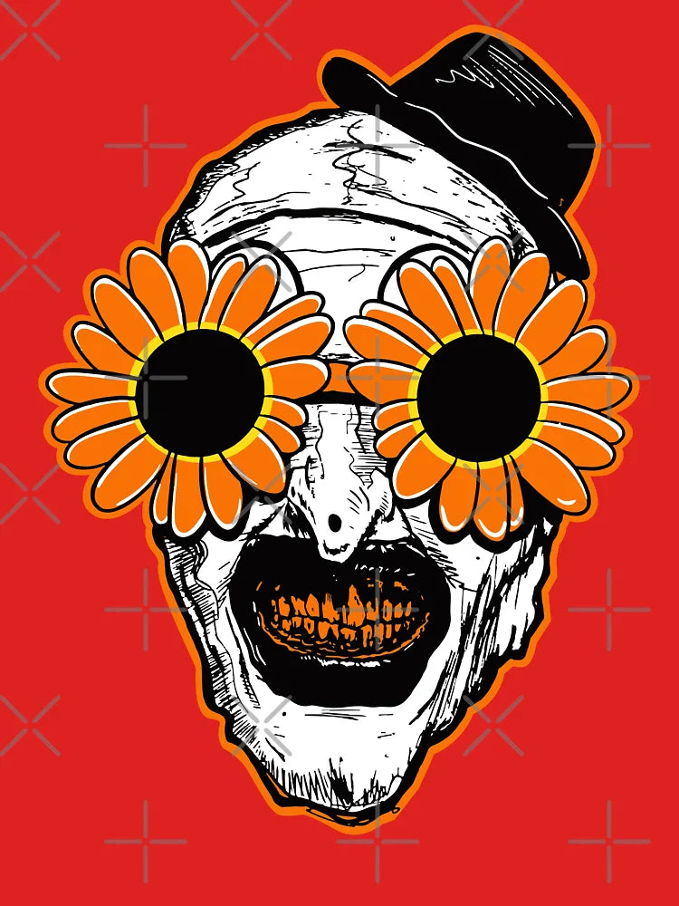 Sunflower Sunglasses Horror Clown Movie Art Terrifier 2 Classic T-Shirt