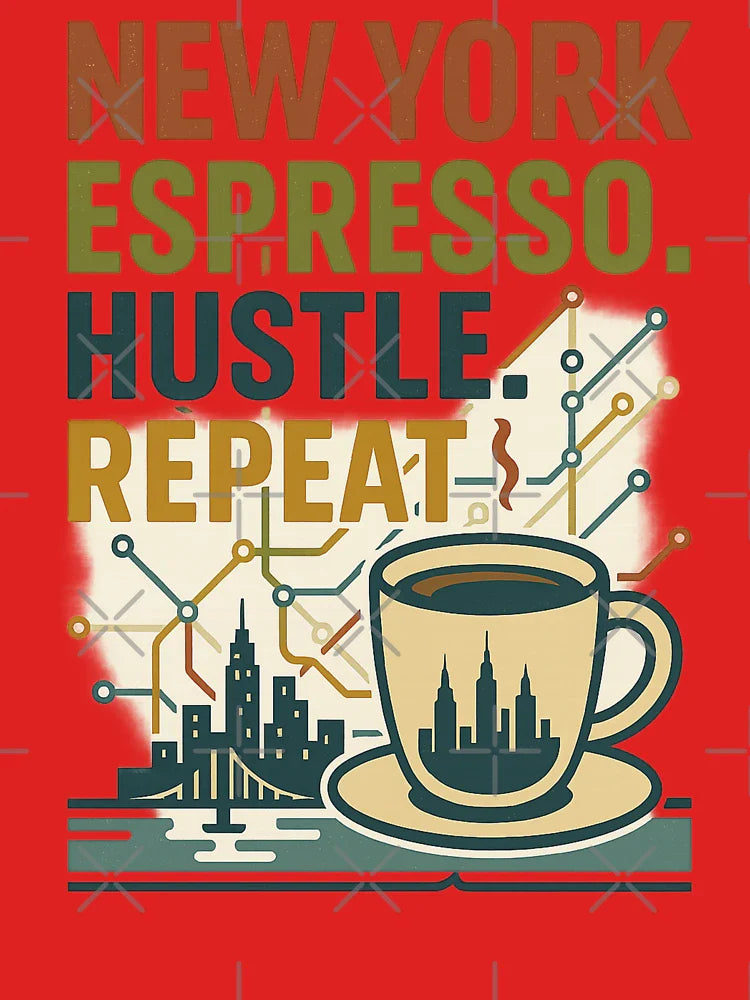 New York: Espresso, Hustle, Repeat Classic T-Shirt
