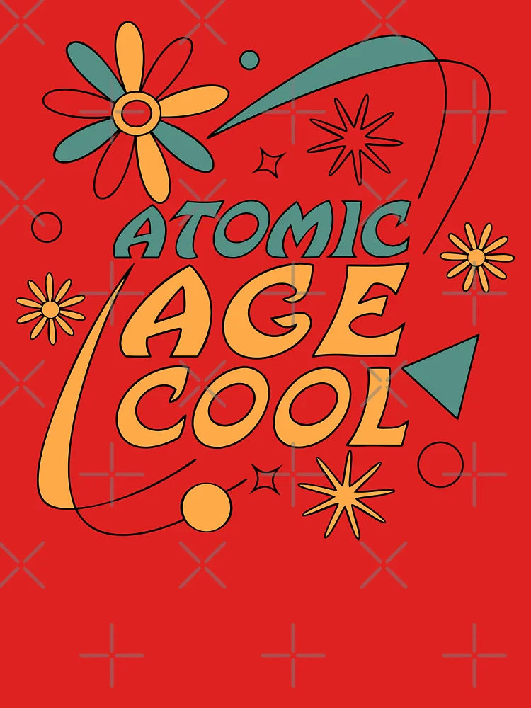 Retro Mid-Century Modern Atomic Age Cool Space Classic T-Shirt