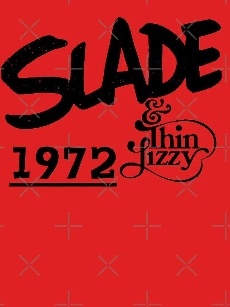 SLADE & THIN LIZZY 1972 Tour logo Classic T-Shirt
