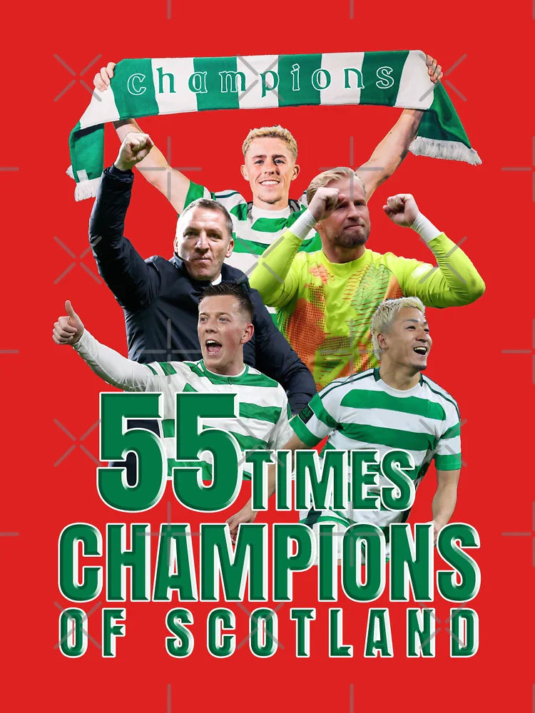 The Celts CHAMPIONS of Scotland 2025 Fanmade 55 Times Players Classic T-Shirt