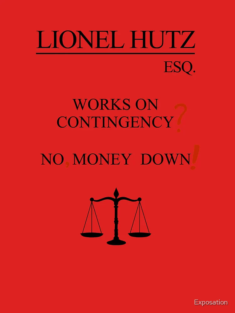 Lionel Hutz Card Classic T-Shirt
