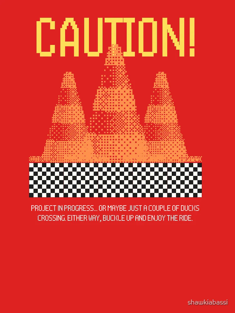Funny Caution Engineering Shirt – Hilarious Warning Sign for Engineers Classic T-Shirt