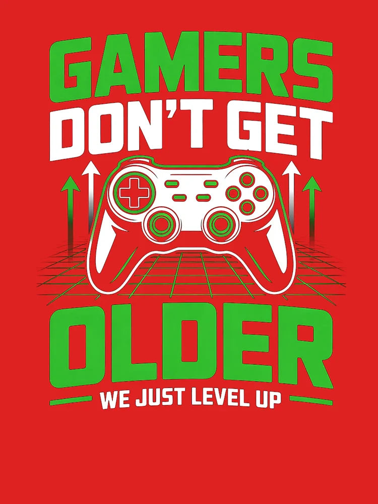 Gamers Don't Get Older We Just Level Up T-Shirt | Funny Gaming Tee Classic T-Shirt