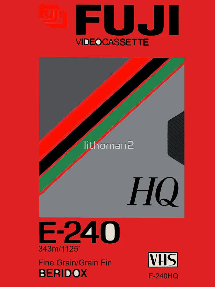 Fuji E-240 Fine Grain VIDEO CASSETTE Tape Classic T-Shirt