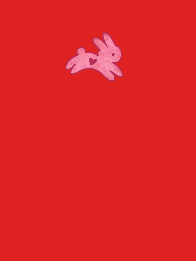 Pink Heart Bunny Classic T-Shirt