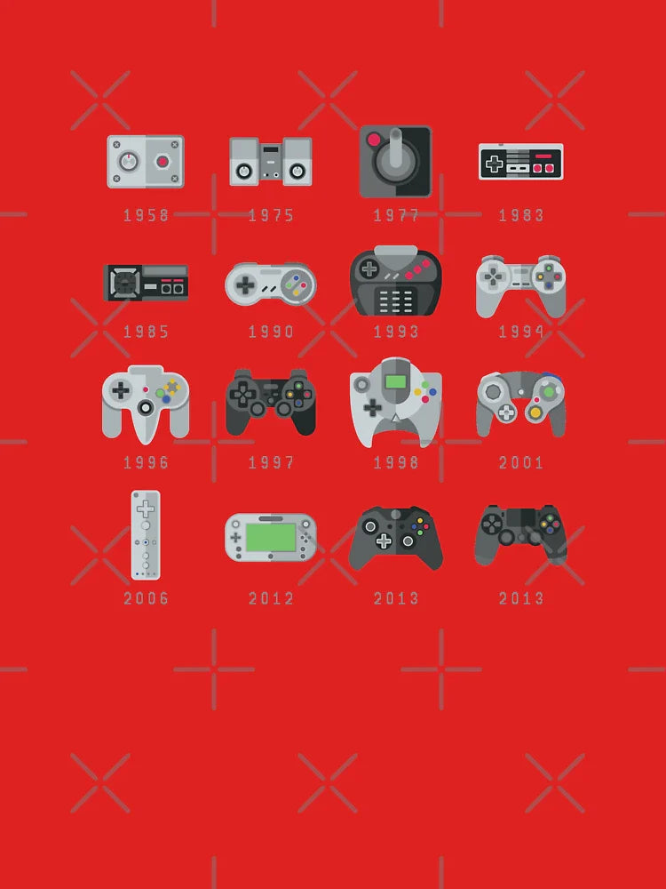 Geek Gaming Controllers  Classic T-Shirt