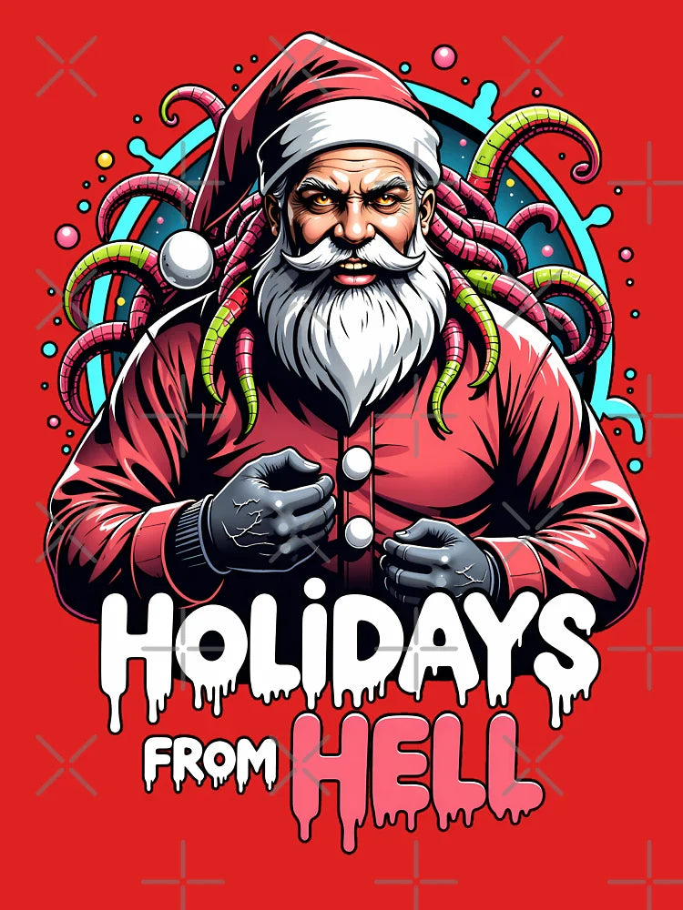 Holidays From Hell - Creepy Claus Unleashed Classic T-Shirt
