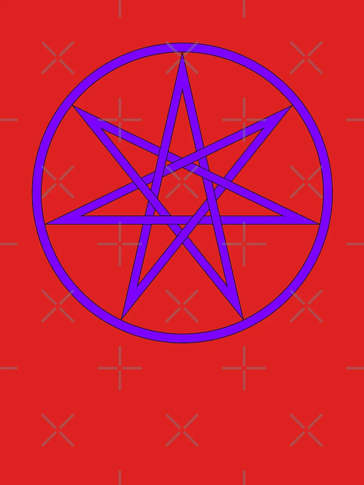 Seven pointed star purple Classic T-Shirt