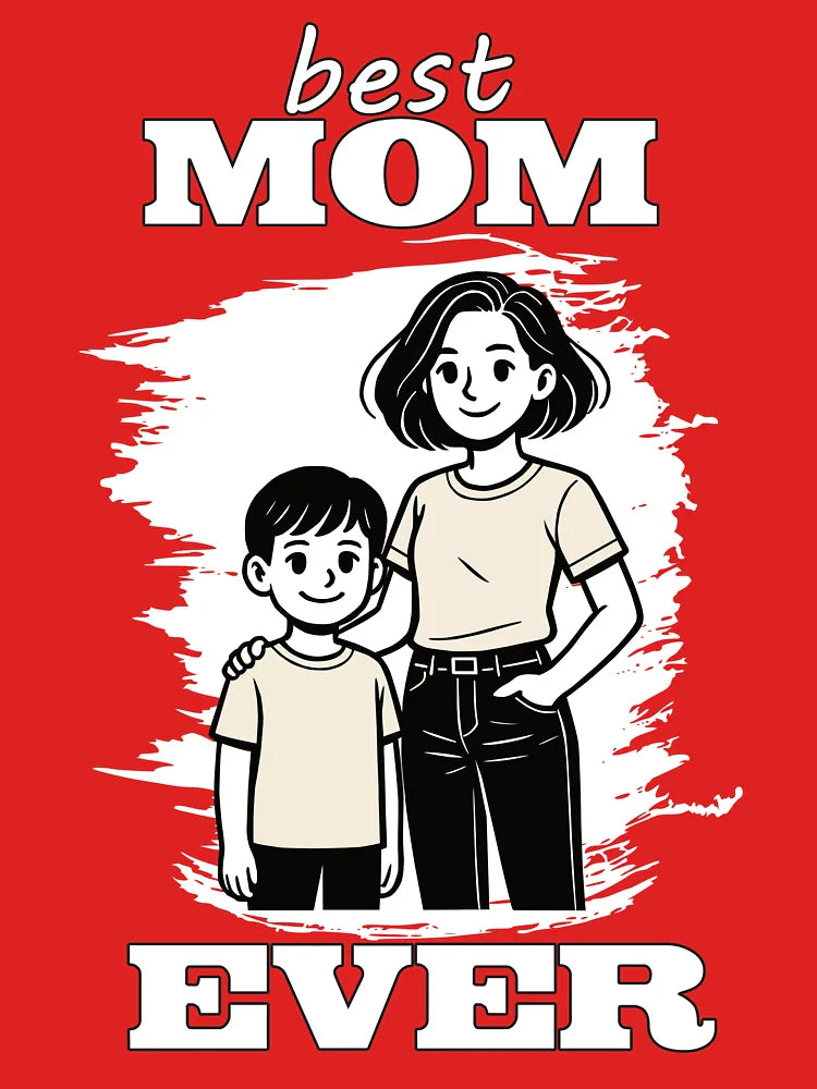Best Mom Ever - Mother Son Design Classic T-Shirt