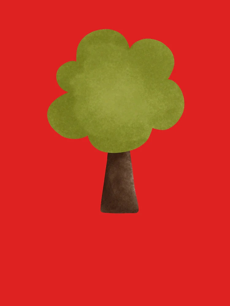 Whimsical Watercolor Tree Illustration – Nature Clipart Classic T-Shirt