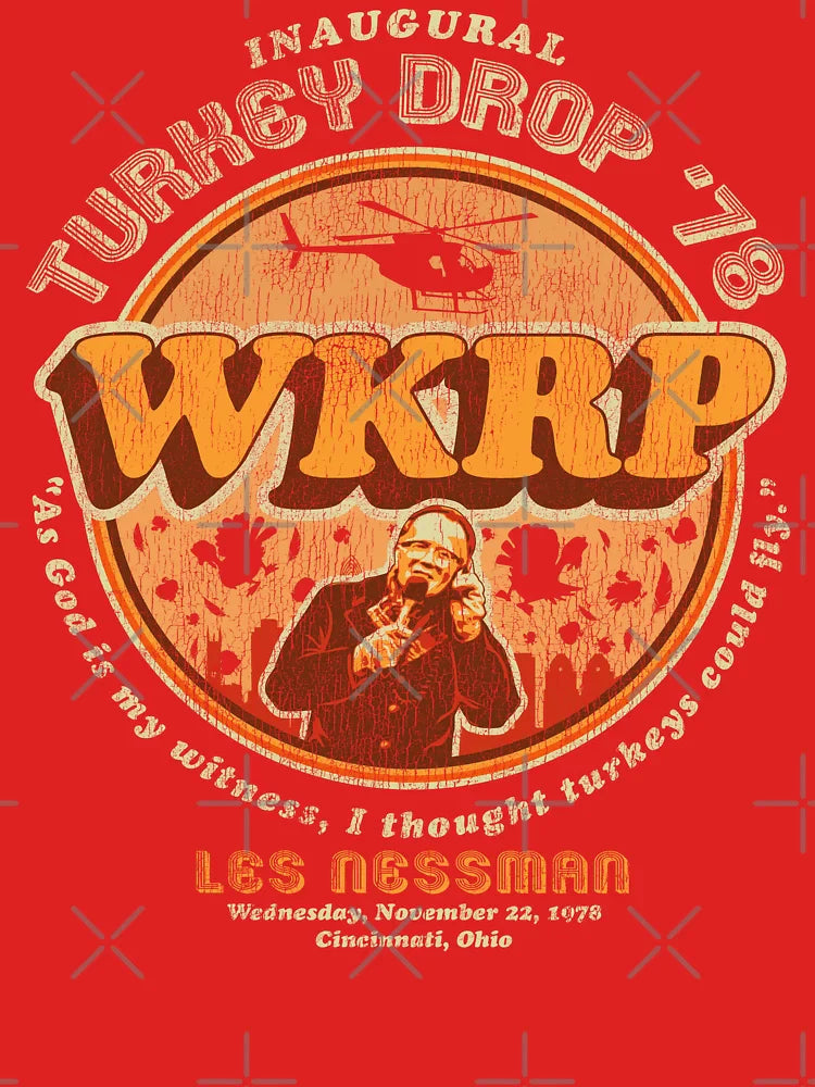 WKRP Turkey Drop '78 Worn Classic T-Shirt