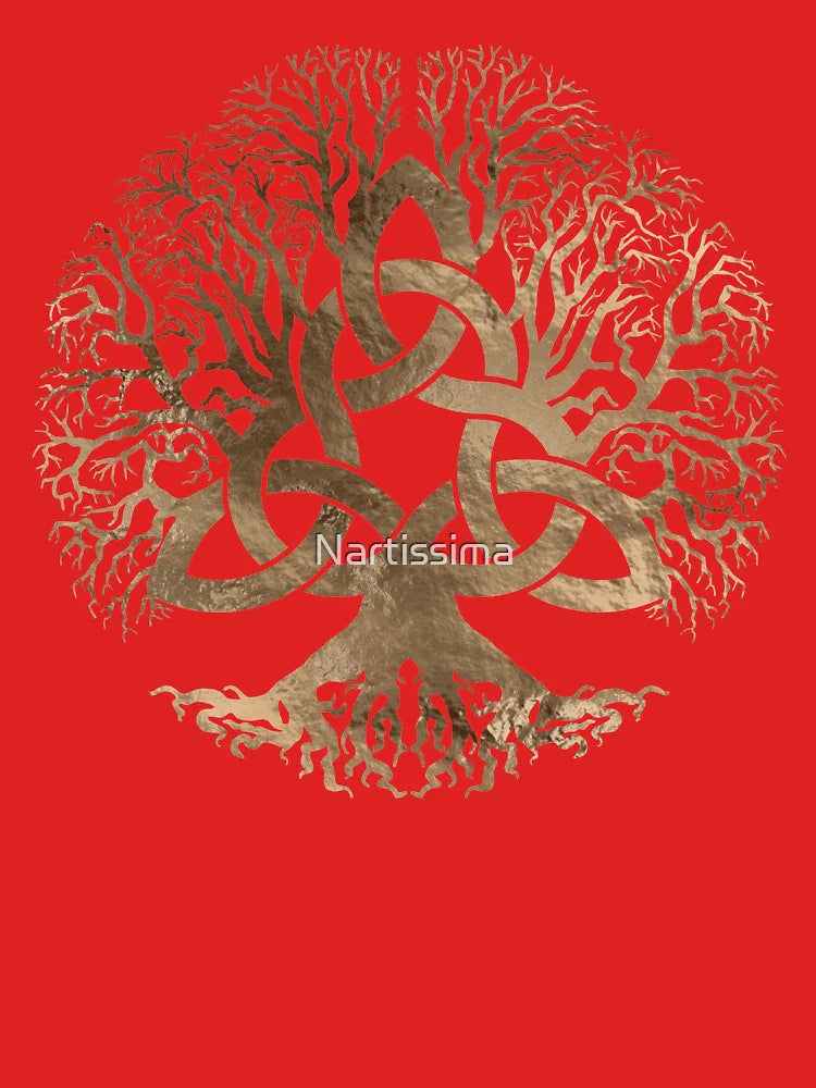 Tree of life -Yggdrasil with Triquetra Classic T-Shirt
