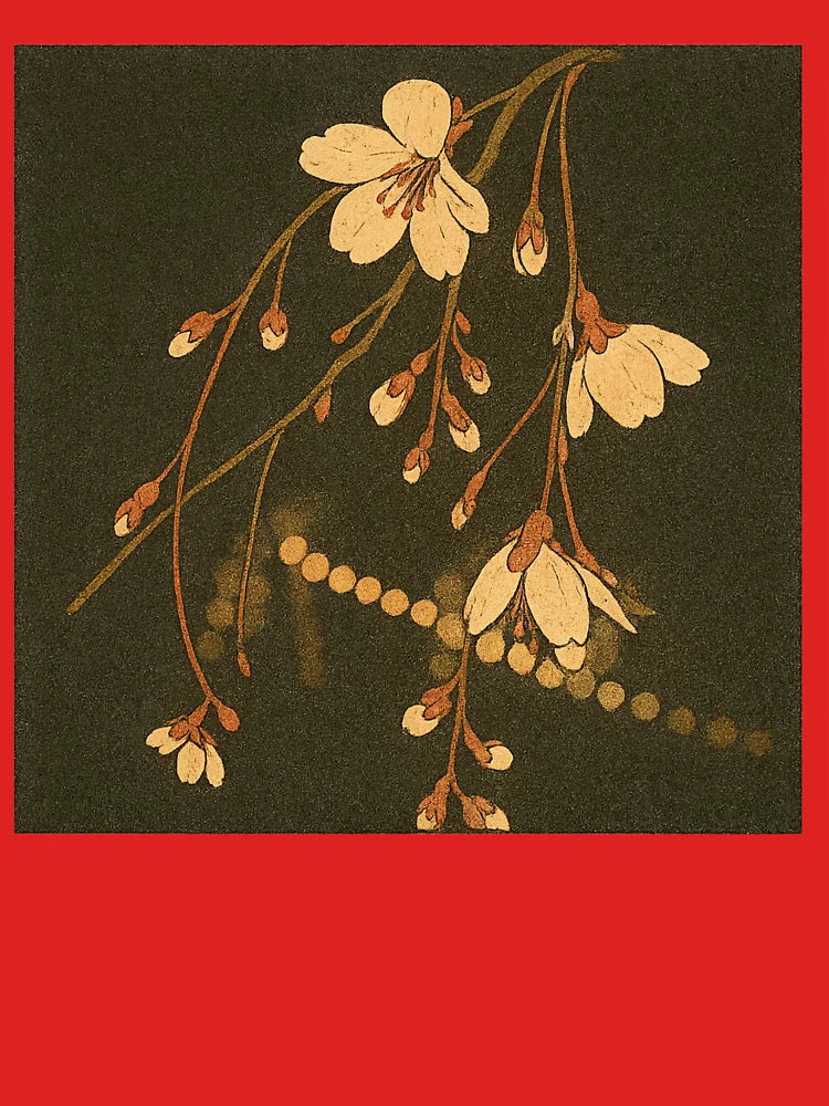 Sakura Blossom Branch | Retro Japanese Elegance - Delicate Spring Beauty Classic T-Shirt