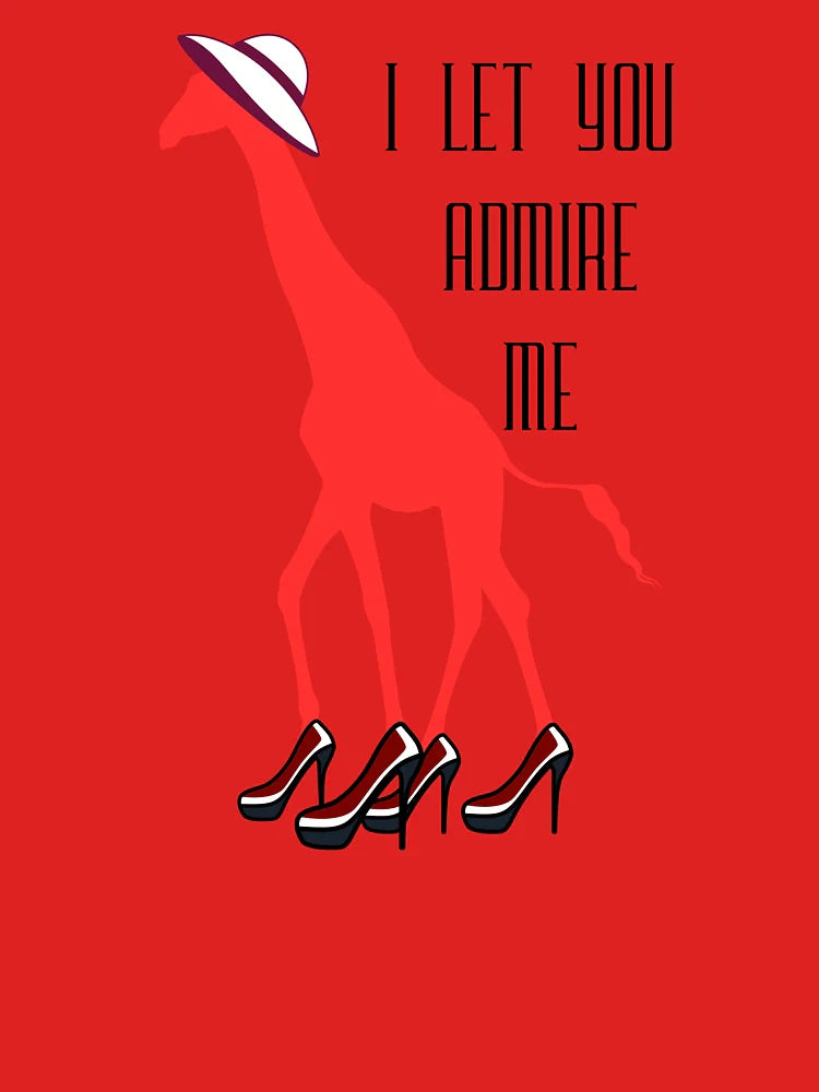 High Heels & High Standards – Giraffe Fashion Art Classic T-Shirt