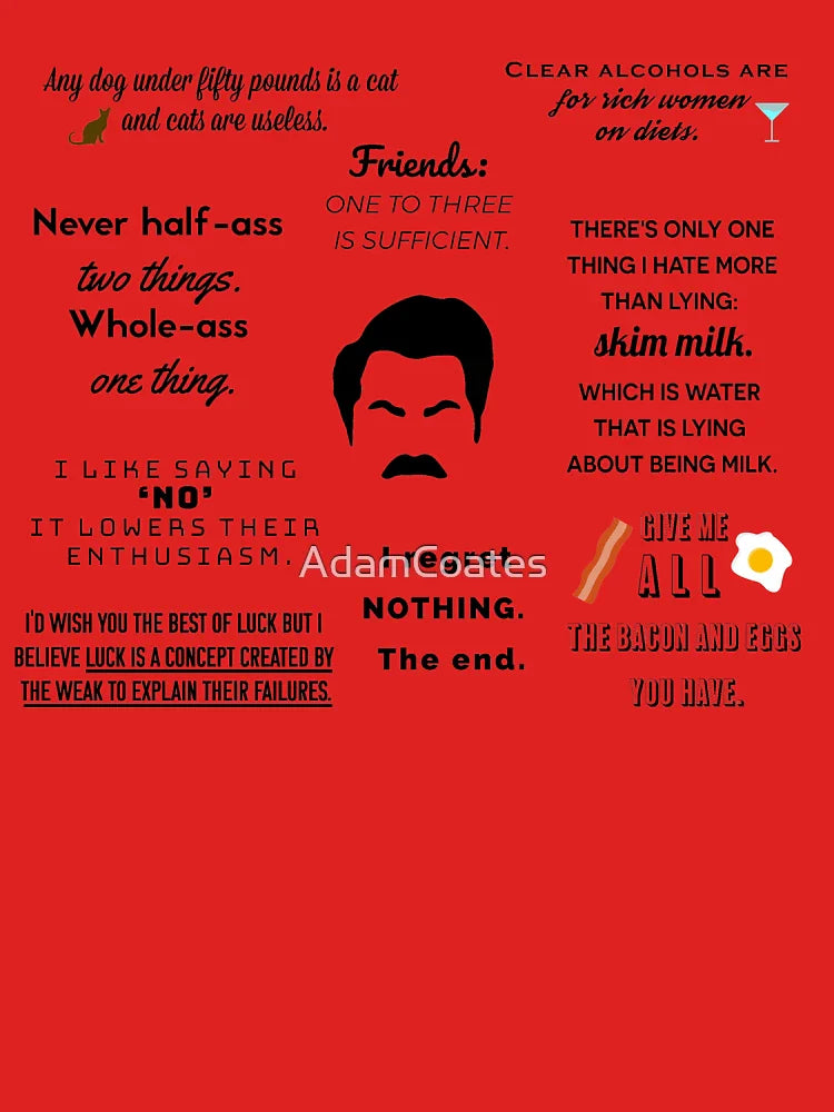 Ron Swanson - Quotes Classic T-Shirt