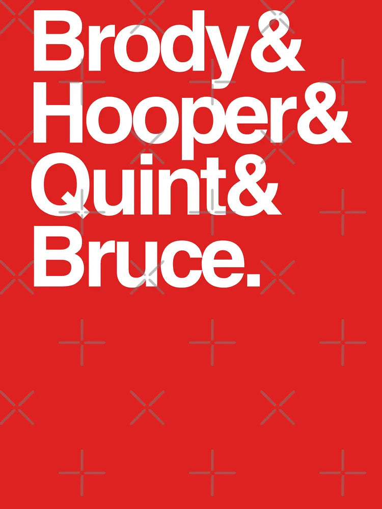 Jaws - Brody and Hooper and Quint and Bruce Classic T-Shirt