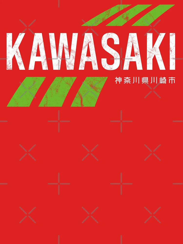 Retro Vintage KAWASAKI Green City for Men or Women Classic T-Shirt