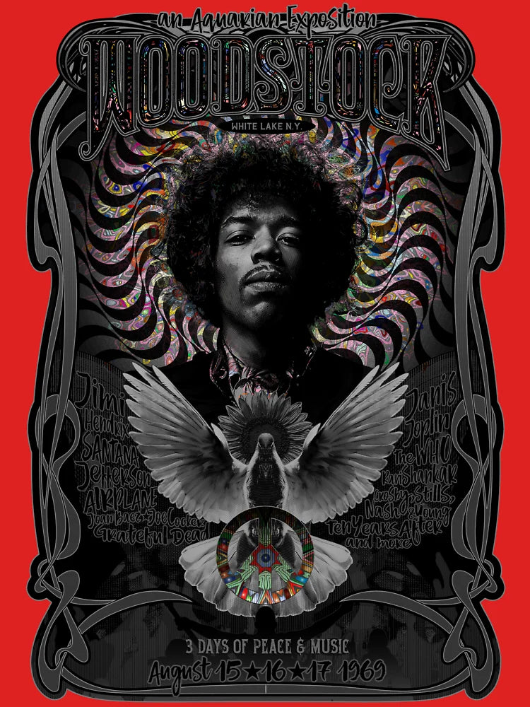 Woodstock poster. Music Festival Alternative Poster. Original art Classic T-Shirt
