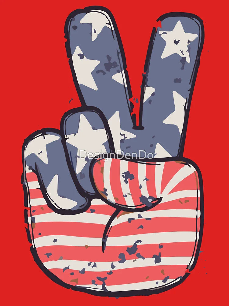 America Peace, Freedom, Patriotic, Peace, 4th Of July, Independence Day Gift Classic T-Shirt