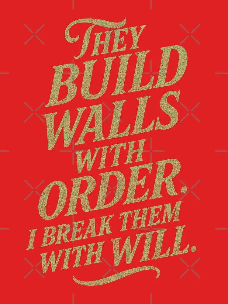 Andor Quote - Building Walls with Order Classic T-Shirt