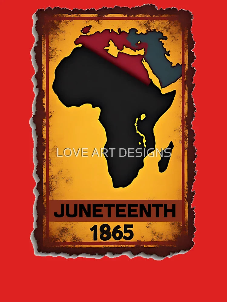 Juneteenth vintage African map  Classic T-Shirt