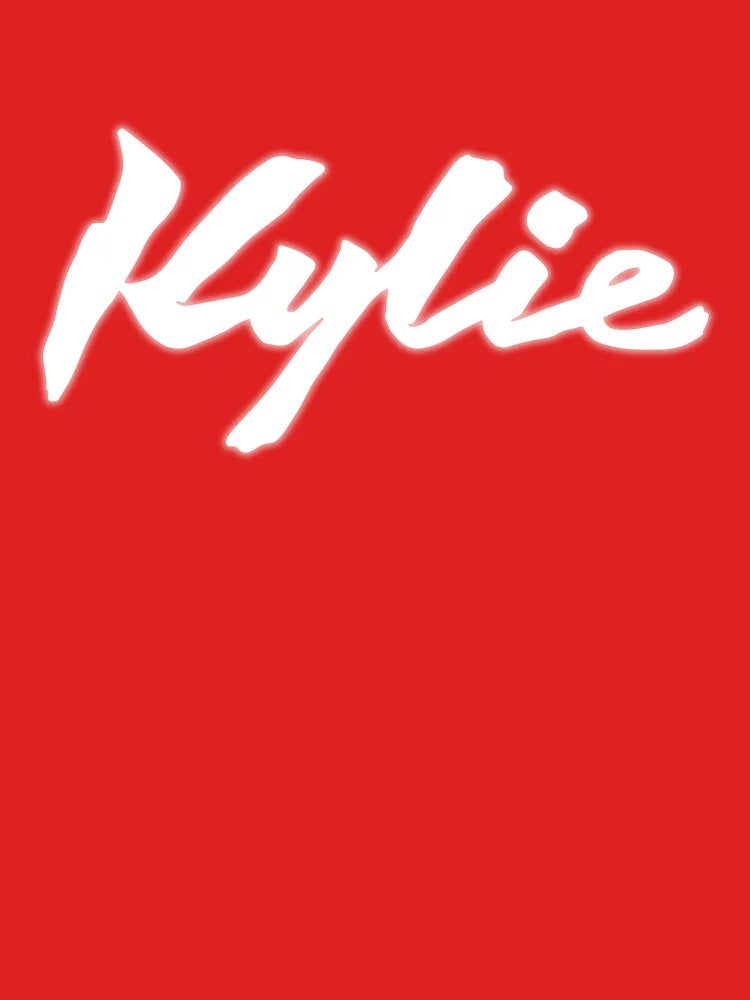 Disco-era Kylie Signature (White Glow on Black) Classic T-Shirt