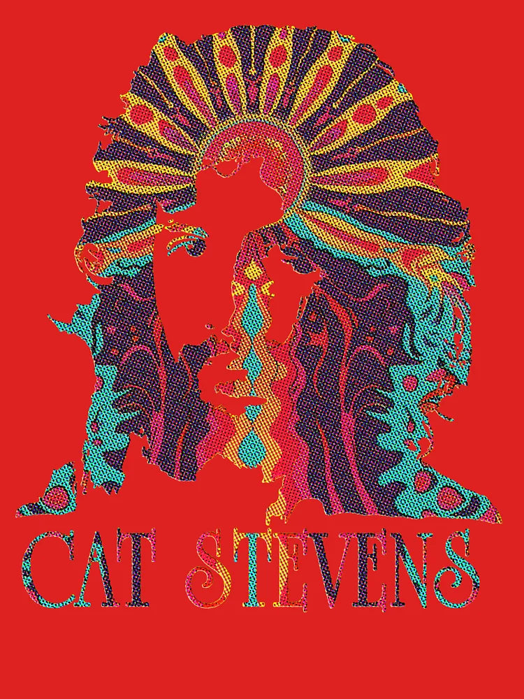 Cat Stevens psychedelic graphic Classic T-Shirt