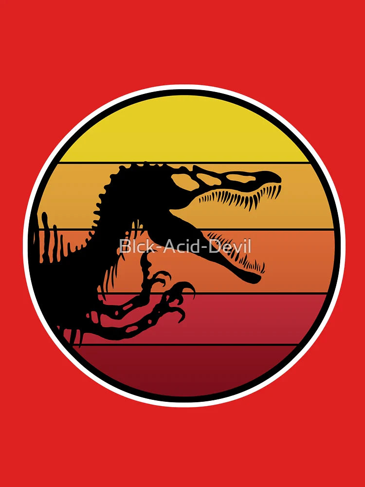 spinosaurus skeleton jurassic logo  Classic T-Shirt