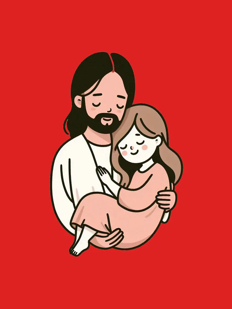 jesus holding woman Classic T-Shirt