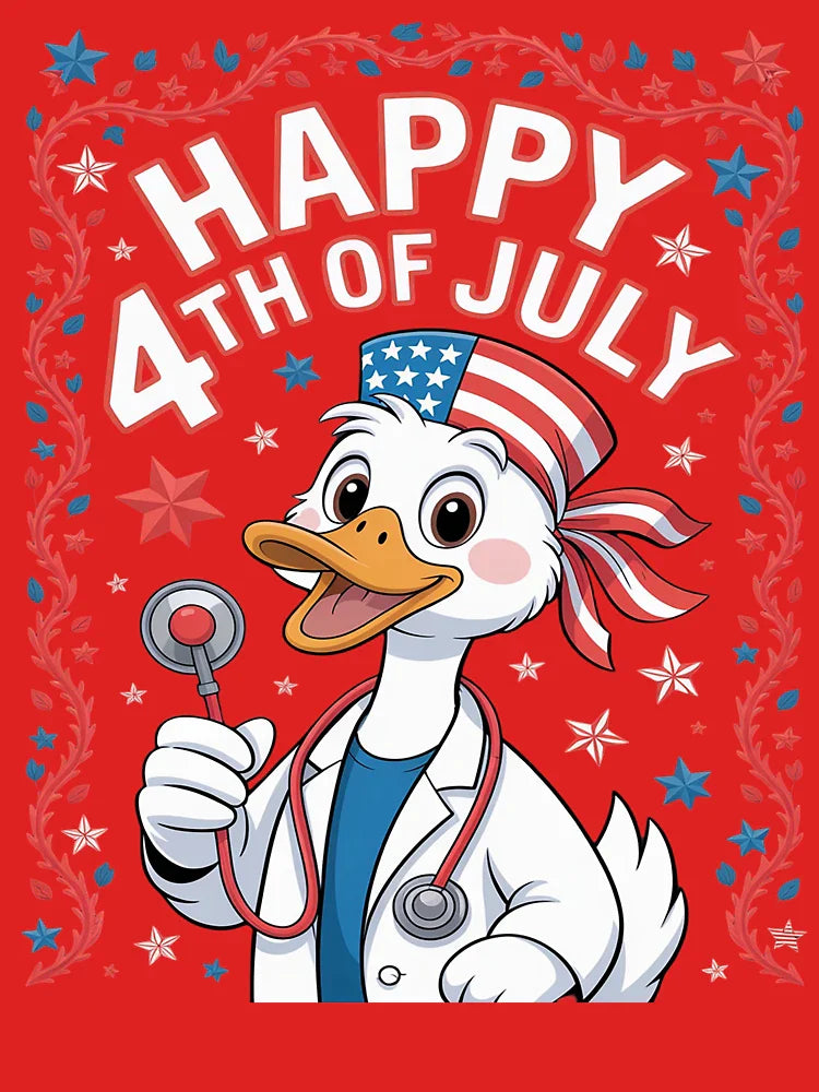 4th Of July Nurse Life Nursing Silly Goose Independence Day Classic T-Shirt