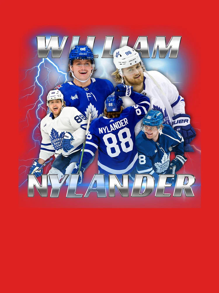 William Nylander Maple Leafs Bootleg Collage Classic T-Shirt