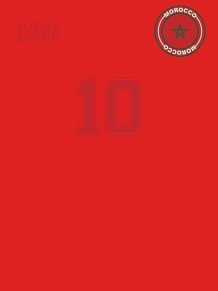Morocco Soccer Pride Retro Football Jersey for Fans Classic T-Shirt