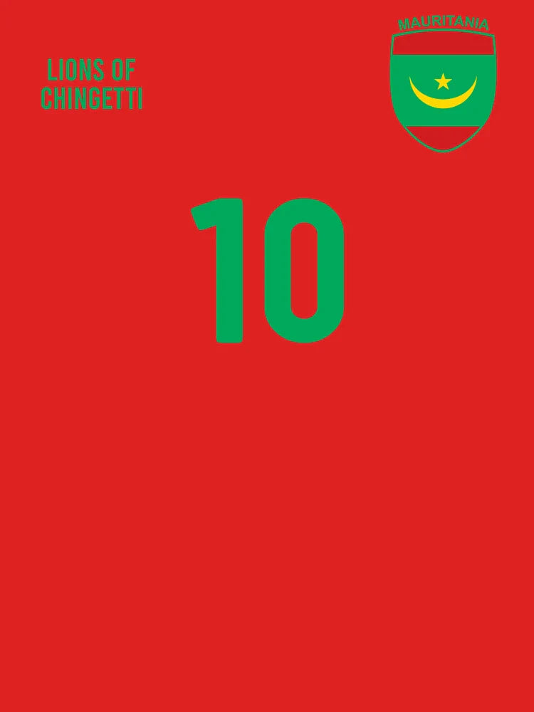 Mauritania Soccer Pride Retro Football Jersey for Fans Classic T-Shirt