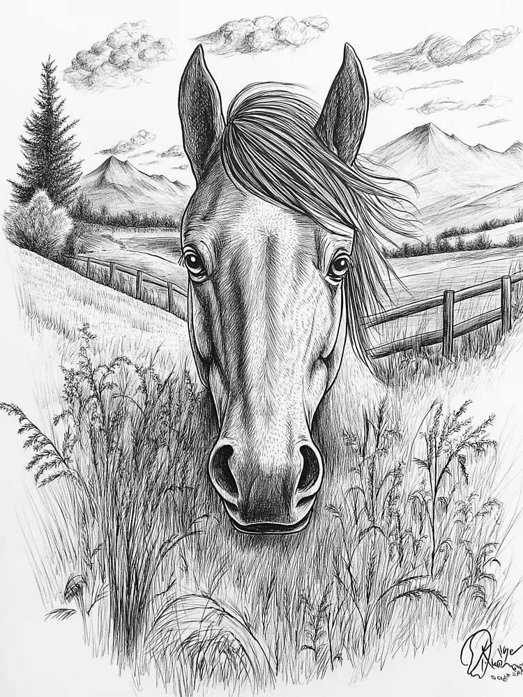 Horse Staring into Your Soul Classic T-Shirt