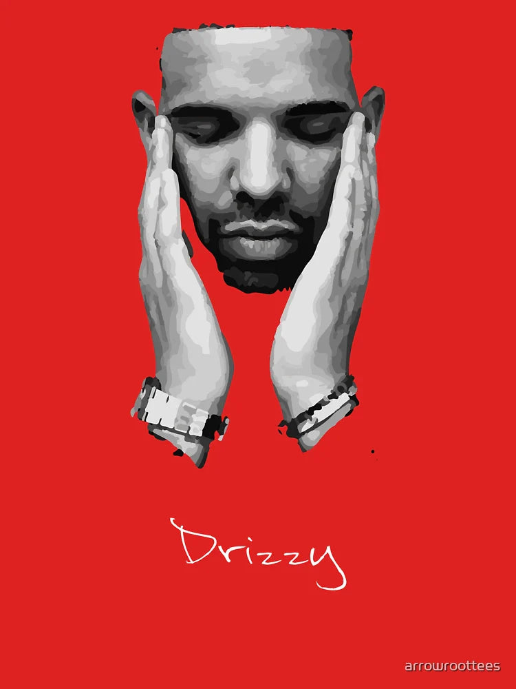 Drke Drizzy Rapper Black and White Classic T-Shirt