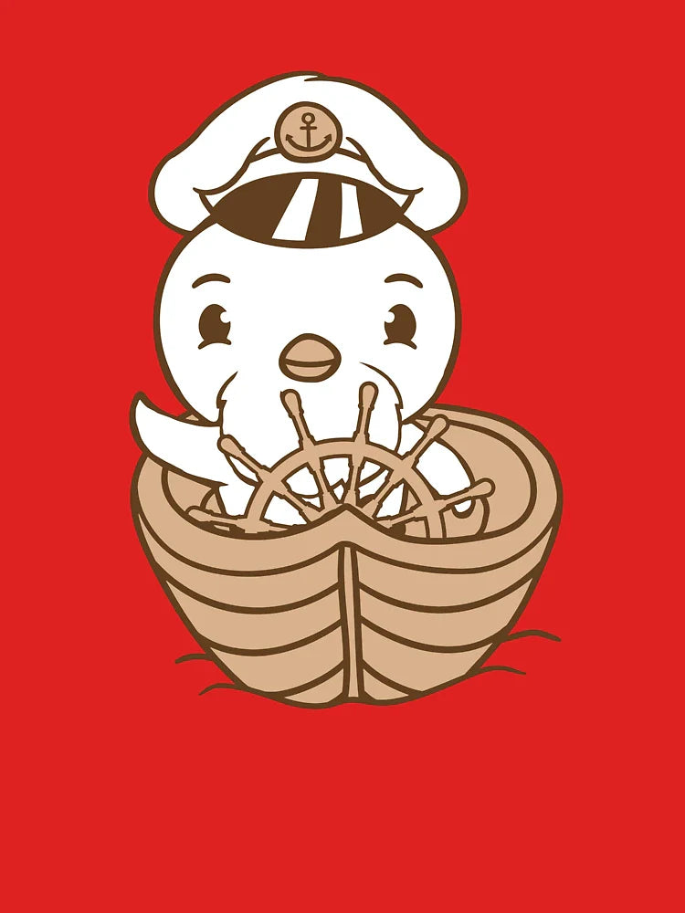 Little Bird Duck Boat Captain Funny Cute Sweet Fun Classic T-Shirt