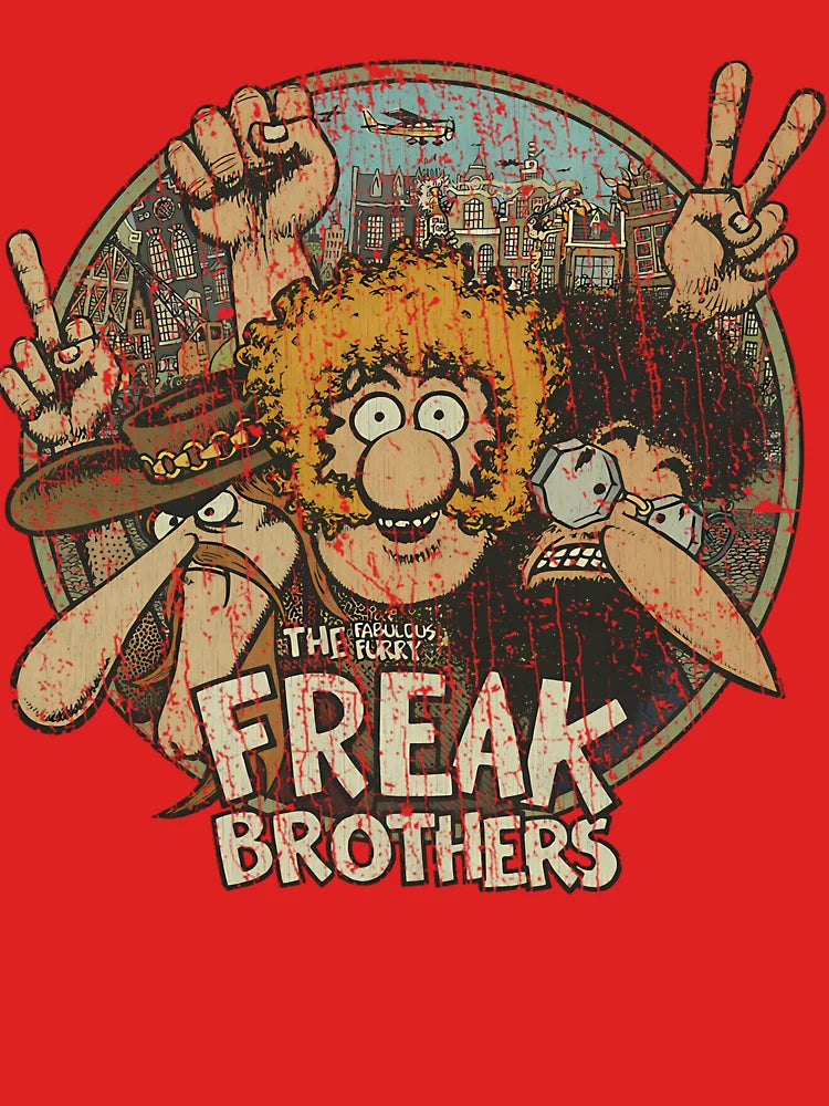 The Fabulous Furry Freak Brothers 1968 Classic T-Shirt