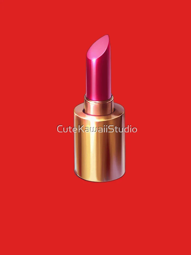 Glam Aesthetic Lipstick Tube Sticker Classic T-Shirt