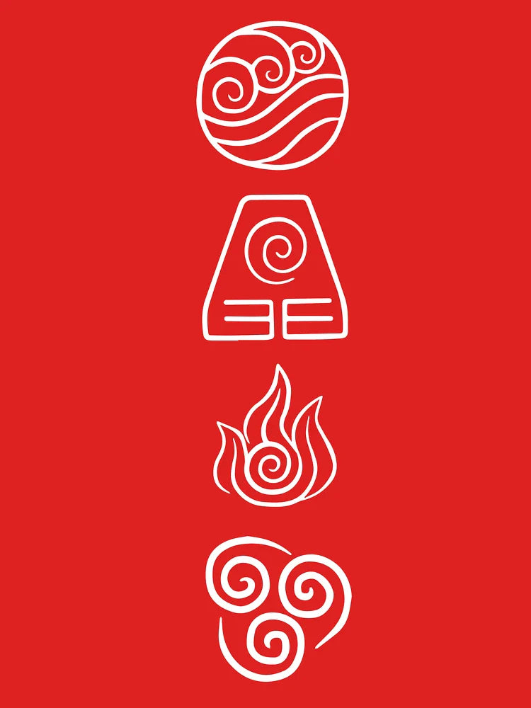 Avatar - The Four Elements Classic T-Shirt