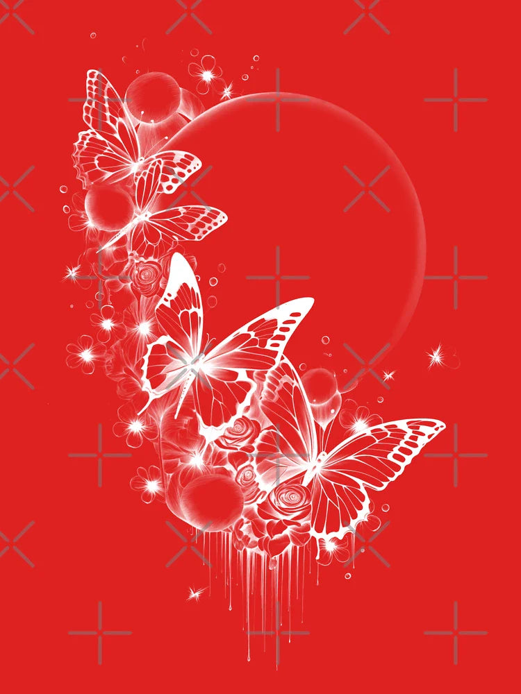Aesthetic Butterflies – Minimalist Soft Grunge Vibe Classic T-Shirt
