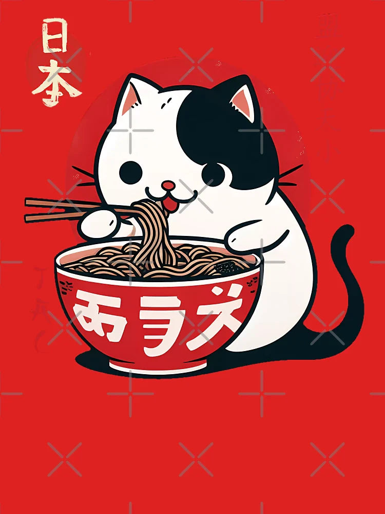 cat ramen japan Classic T-Shirt