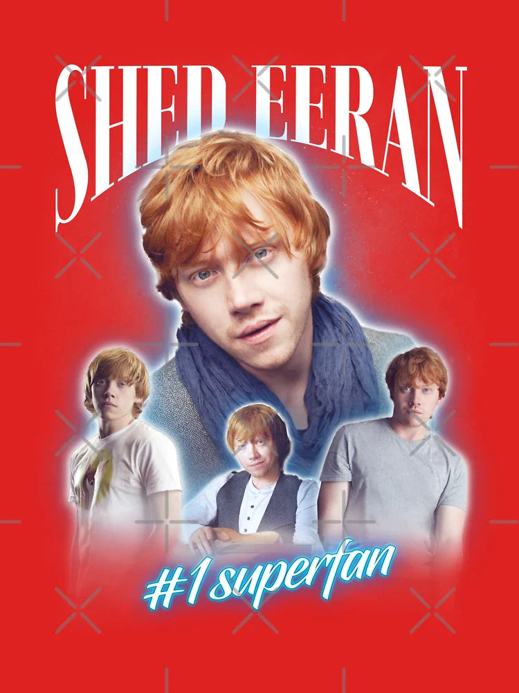 Rupert Grint Shed Eeran Parody Cursed Fan Collage Classic T-Shirt