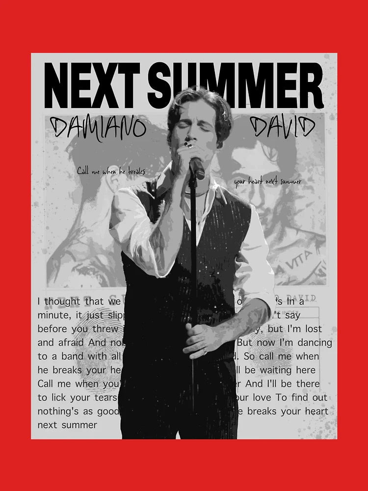 Damiano David "Next Summer" Classic T-Shirt
